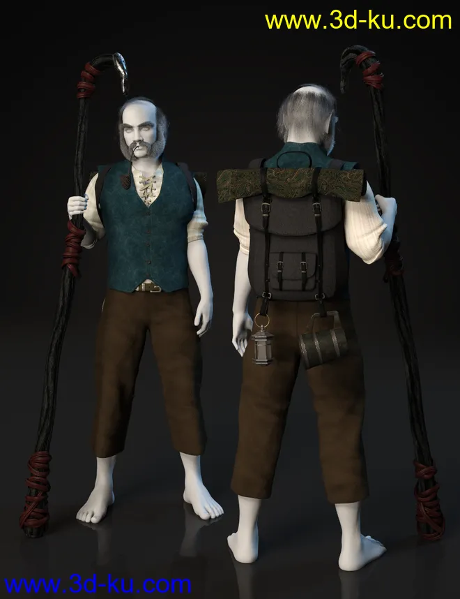 dForce Bally Bounderfoot Textures模型的图片4