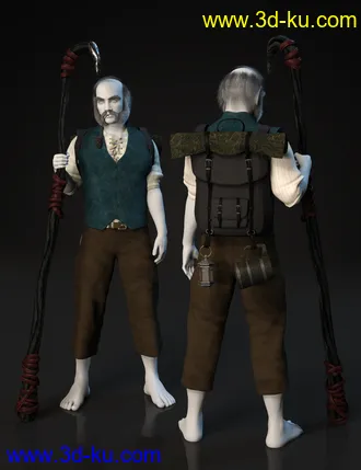 3D打印模型dForce Bally Bounderfoot Textures的图片