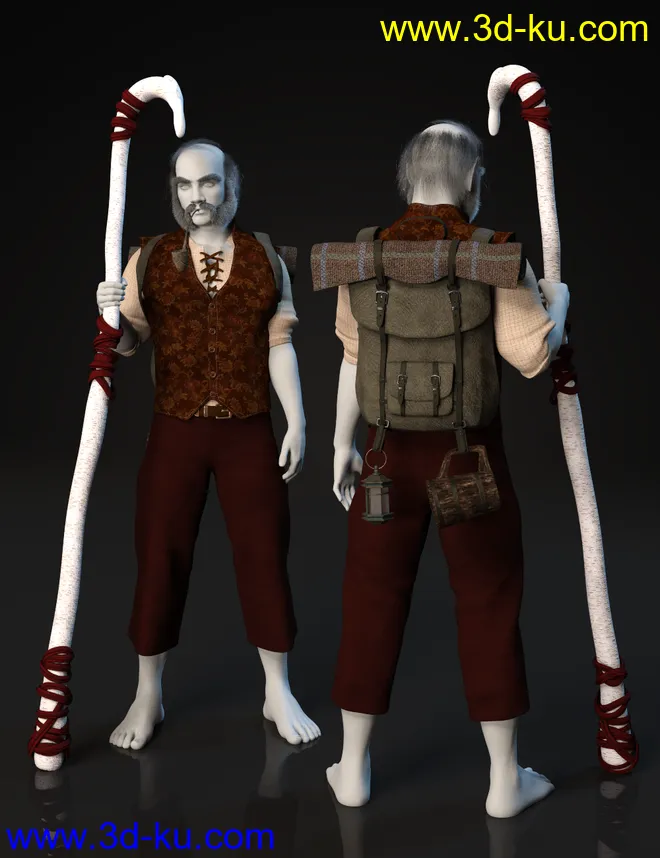 dForce Bally Bounderfoot Textures模型的图片5