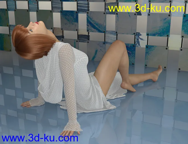 dForce Brooklyn Outfit for Genesis 8 Female(s)模型的图片4