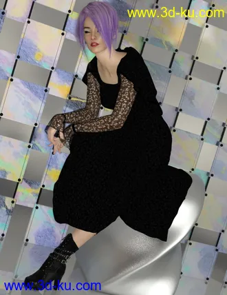 3D打印模型dForce Brooklyn Outfit for Genesis 8 Female(s)的图片