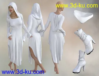 3D打印模型dForce Brooklyn Outfit for Genesis 8 Female(s)的图片