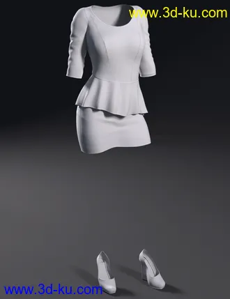 3D打印模型dForce Business Afternoon Outfit for Genesis 8 and 8.1 Females的图片