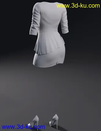 3D打印模型dForce Business Afternoon Outfit for Genesis 8 and 8.1 Females的图片