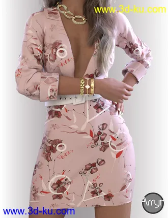 3D打印模型dForce Callie Outfit for Genesis 8.1 Females的图片