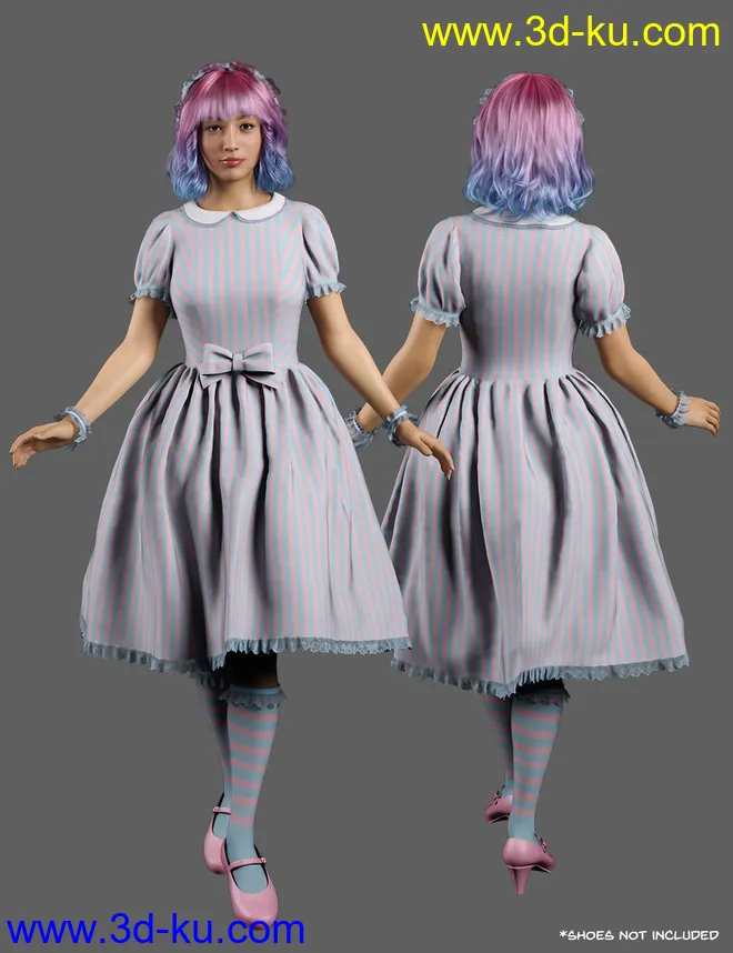dForce Candy Magic Dream Outfit for Genesis 8 Females模型的图片3