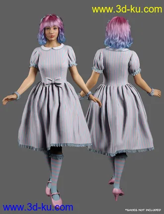 3D打印模型dForce Candy Magic Dream Outfit for Genesis 8 Females的图片