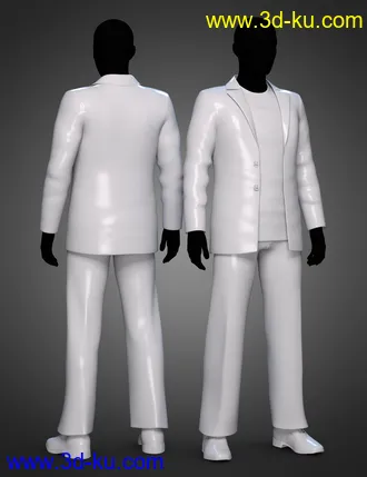 3D打印模型dForce Casual Suit for Genesis 8.1 Males的图片