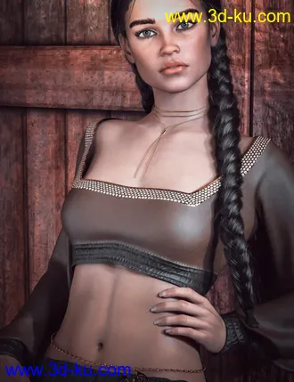 3D打印模型dForce CB Dakota Clothing Set for Genesis 8 Females的图片