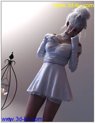 3D打印模型dForce Chic Party Fashion for Genesis 8 Female的图片