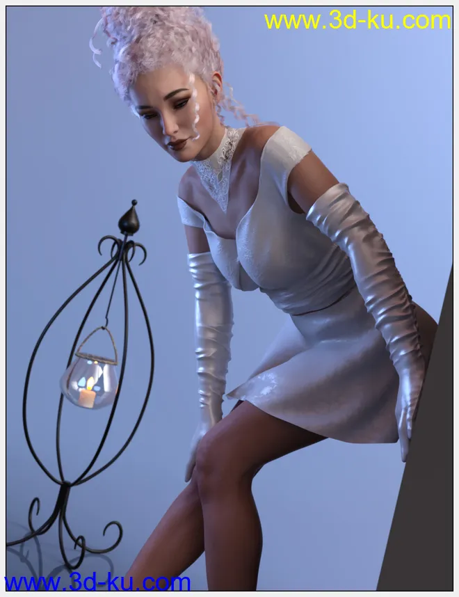 dForce Chic Party Fashion for Genesis 8 Female模型的图片3