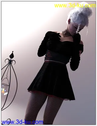 3D打印模型dForce Chic Party Fashion for Genesis 8 Female的图片