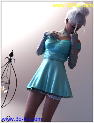 3D打印模型dForce Chic Party Fashion for Genesis 8 Female的图片