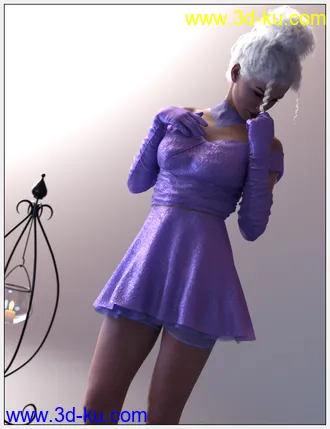 3D打印模型dForce Chic Party Fashion for Genesis 8 Female的图片