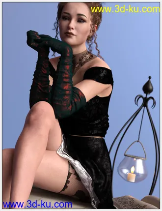 3D打印模型dForce Chic Party Fashion for Genesis 8 Female的图片
