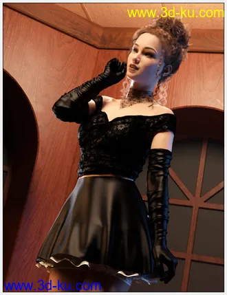 3D打印模型dForce Chic Party Fashion for Genesis 8 Female的图片