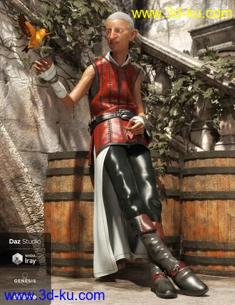3D打印模型dForce Cleric Outfit Textures的图片