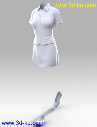 3D打印模型dForce Clerk Outfit for Genesis 8 Females的图片