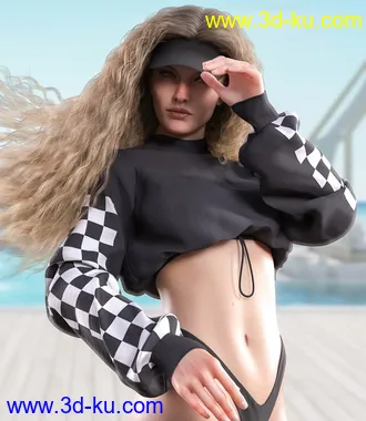 3D打印模型dForce Cold Summer Outfit for Genesis 8 & 8.1 Females的图片