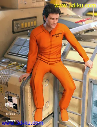 3D打印模型dForce Coveralls and Tools Textures的图片