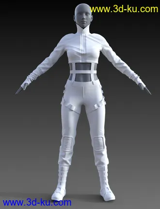3D打印模型dForce CyberGirl Outfits for Genesis 8 Females的图片