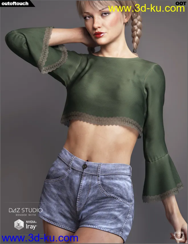 dForce Dallas Closet for Genesis 8 Female(s)模型的图片2