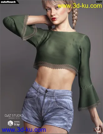 3D打印模型dForce Dallas Closet for Genesis 8 Female(s)的图片