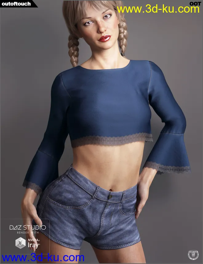 dForce Dallas Closet for Genesis 8 Female(s)模型的图片5