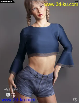 3D打印模型dForce Dallas Closet for Genesis 8 Female(s)的图片