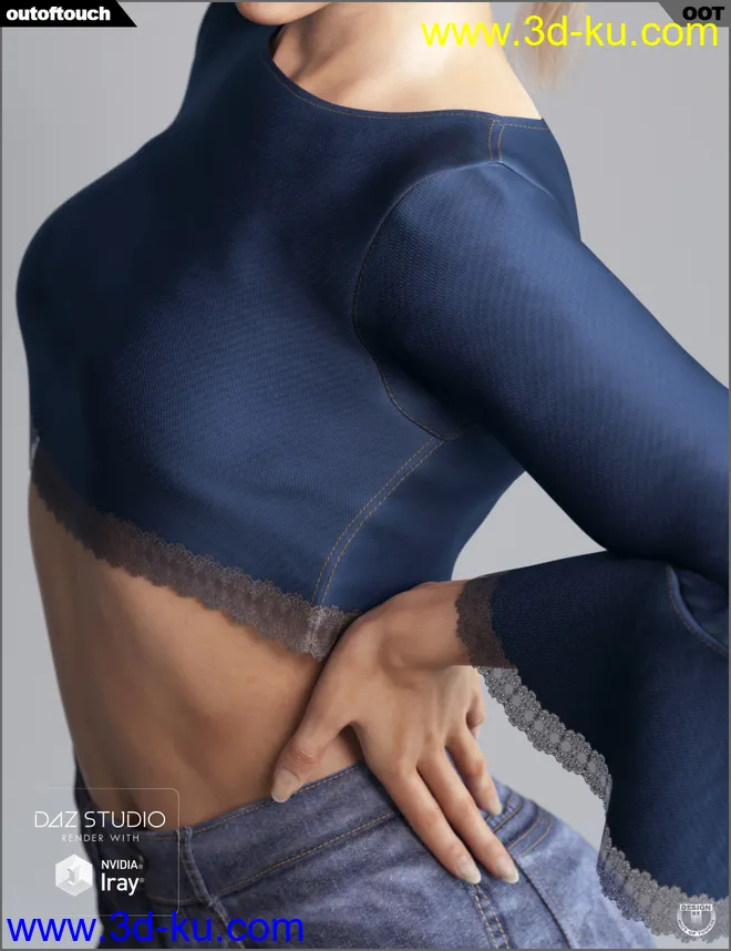 dForce Dallas Closet for Genesis 8 Female(s)模型的图片12