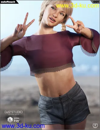 3D打印模型dForce Dallas Closet for Genesis 8 Female(s)的图片