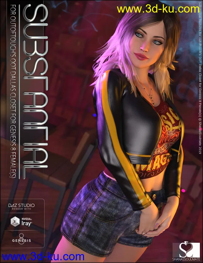 dForce Dallas Closet Substantial Textures模型的图片8