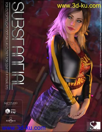 3D打印模型dForce Dallas Closet Substantial Textures的图片