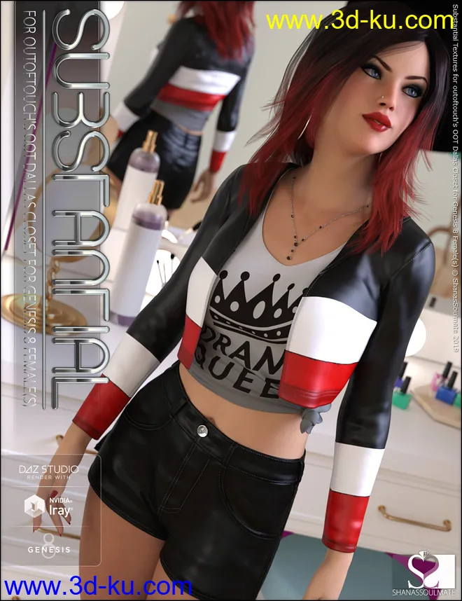 dForce Dallas Closet Substantial Textures模型的图片9