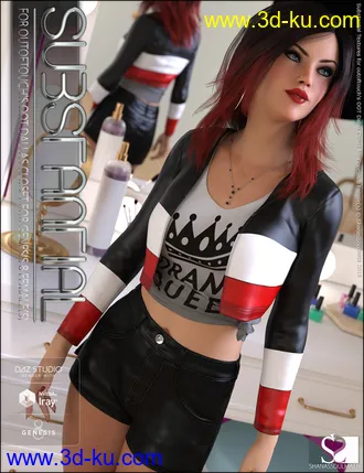 3D打印模型dForce Dallas Closet Substantial Textures的图片