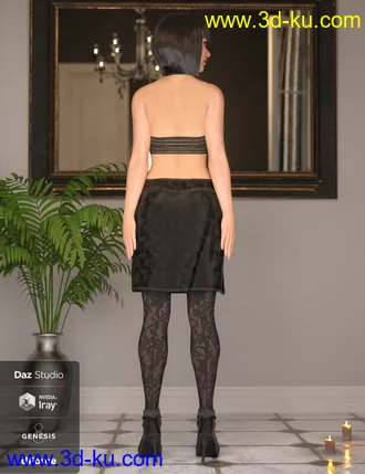 3D打印模型dForce Date Night for Genesis 8 Female的图片