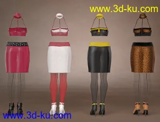 3D打印模型dForce Date Night Outfit Textures的图片