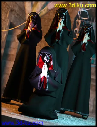 3D打印模型dForce Devil's Children Outfits for Genesis 8 Female的图片