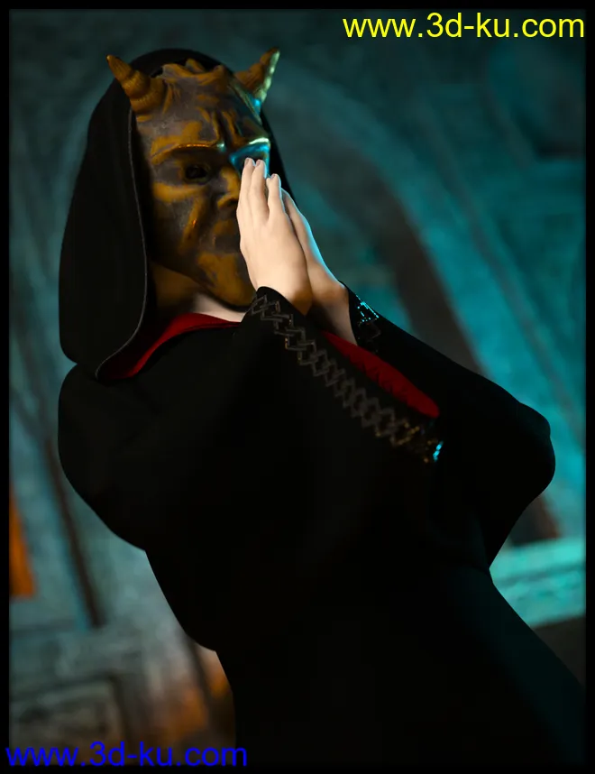 dForce Devil's Children Outfits for Genesis 8 Female模型的图片7