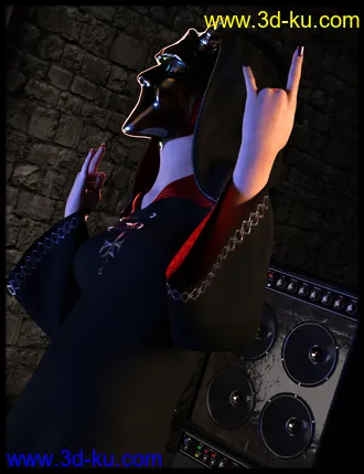 3D打印模型dForce Devil's Children Outfits for Genesis 8 Female的图片