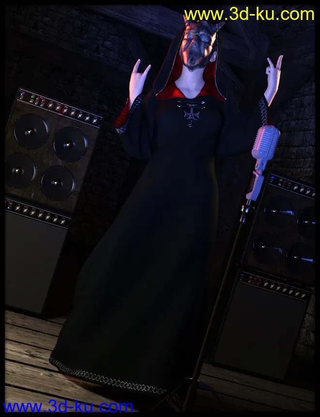 dForce Devil's Children Outfits for Genesis 8 Female模型的图片14