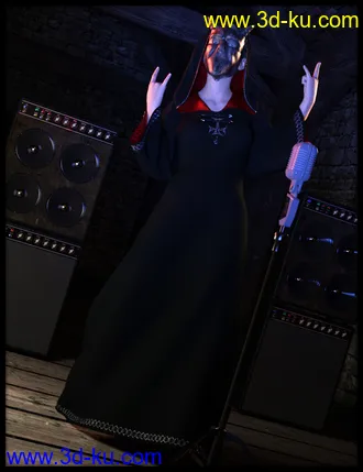 3D打印模型dForce Devil's Children Outfits for Genesis 8 Female的图片