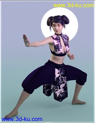 3D打印模型dForce Eastern Wind Outfit for Genesis 8 Females的图片