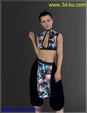 3D打印模型dForce Eastern Wind Outfit for Genesis 8 Females的图片