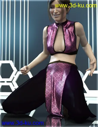 3D打印模型dForce Eastern Wind Outfit for Genesis 8 Females的图片