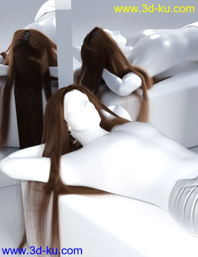 dForce Elven Lord Hair for Genesis 8模型的图片2