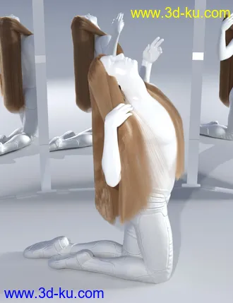 3D打印模型dForce Elven Lord Hair for Genesis 8的图片