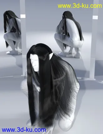 3D打印模型dForce Elven Lord Hair for Genesis 8的图片