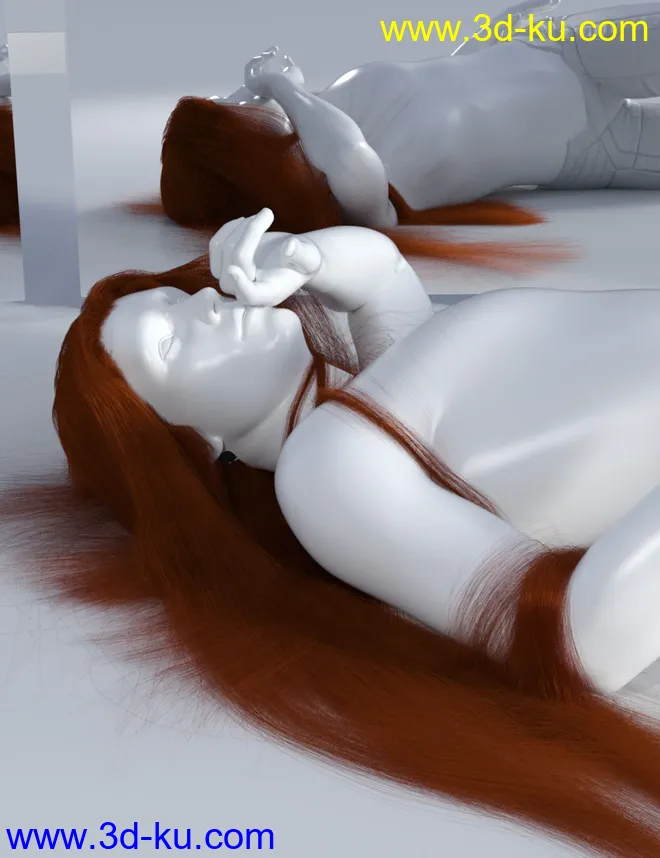 dForce Elven Lord Hair for Genesis 8模型的图片7