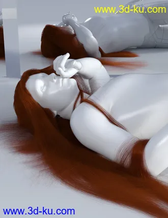 3D打印模型dForce Elven Lord Hair for Genesis 8的图片